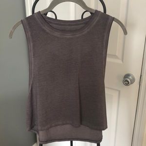 NWOT Lululemon Cut Back Crop Tank
